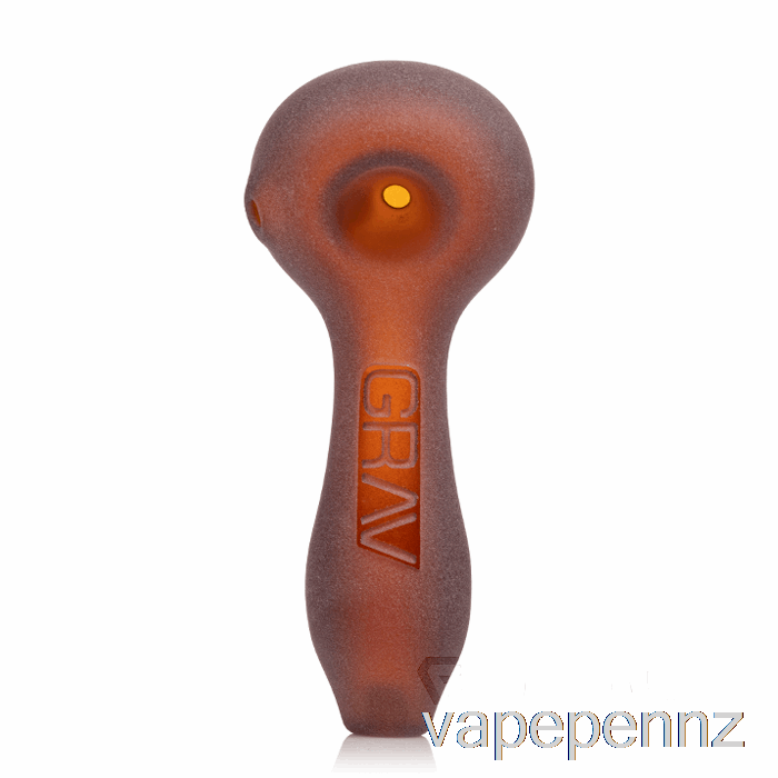 GRAV Sandblasted Spoon Amber VAPE NZ